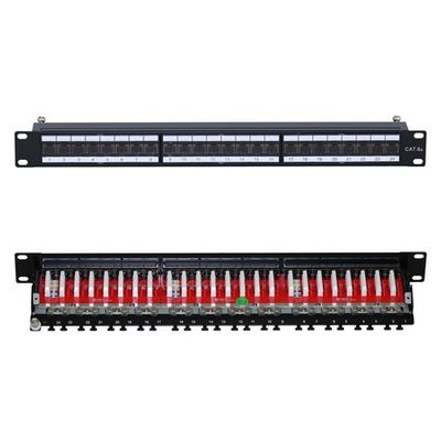 Cablenet 24 Port Cat6a FTP 1u PCB Patch Panel