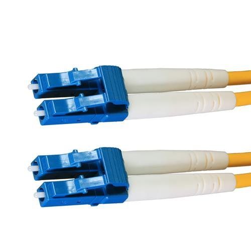 Cablenet 3m OS2 9/125 LC-LC Duplex Yellow LSOH Fibre Patch Lead - Image 1