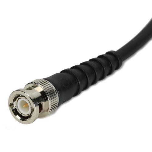 Cablenet 2m RG58 Plug-Plug Booted Black Cable - Image 1