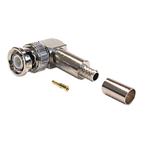 Cablenet BNC Right Angle Crimp Plug RG59 Turned - Image 1