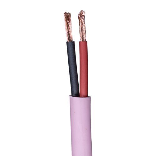 Cablenet 2 Core 1.5mm (41x0.2mm) Pro Grade LSOH CPR Eca Speaker Cable Pink 100m - Image 1