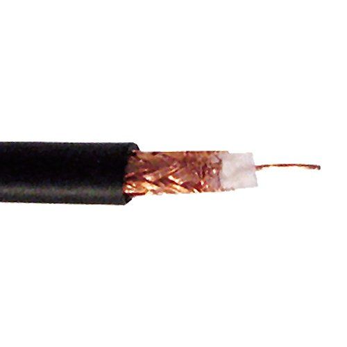 Cablenet RG59 75Ohm Solid PVC CPR Eca CCA Braid Coax Cable Black 100m - Image 1