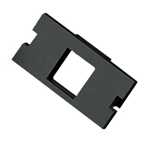 Cablenet 1 Port Keystone Housing (25mm x 50mm) Black - Image 1