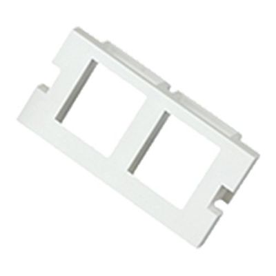 Cablenet 2 Port Keystone Housing (25mm x 50mm) White