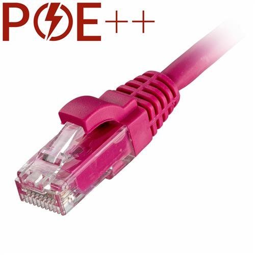 Cablenet 15m Cat6 RJ45 Pink U/UTP LSOH 24AWG Snagless Booted Patch Lea - Image 1