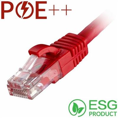 Cablenet 1m Cat6 RJ45 Red U/UTP LSOH 24AWG Snagless Booted Patch Lead