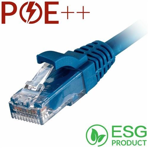 Cablenet 3m Cat6 RJ45 Blue U/UTP LSOH 24AWG Snagless Booted Patch Lead - Image 1