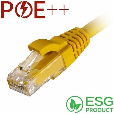 Cablenet 2m Cat6 RJ45 Yellow U/UTP LSOH 24AWG Snagless Booted Patch Le