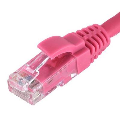 Cablenet 10m Cat5e RJ45 Pink U/UTP LSOH 24AWG Snagless Booted Patch Le