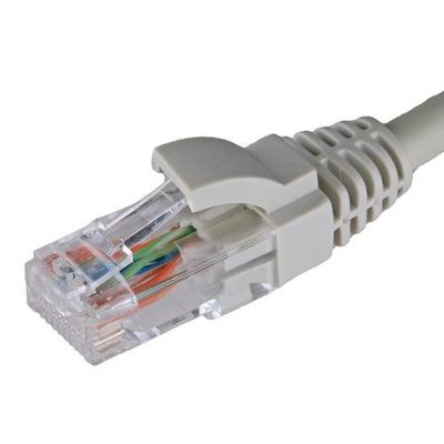 Cablenet 10m Cat5e RJ45 Grey U/UTP LSOH 24AWG Snagless Booted Patch Le