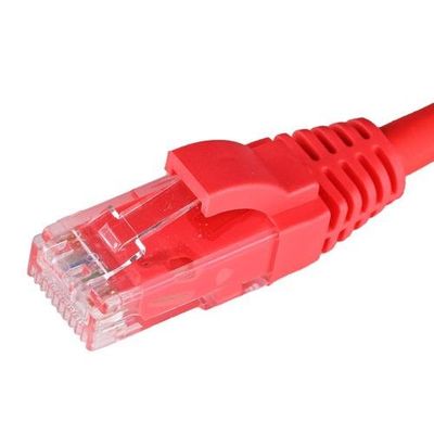 Cablenet 10m Cat5e RJ45 Red U/UTP LSOH 24AWG Snagless Booted Patch Lea