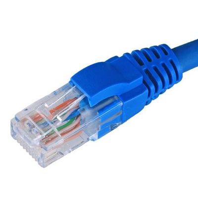 Cablenet 10m Cat5e RJ45 Blue U/UTP LSOH 24AWG Snagless Booted Patch Le