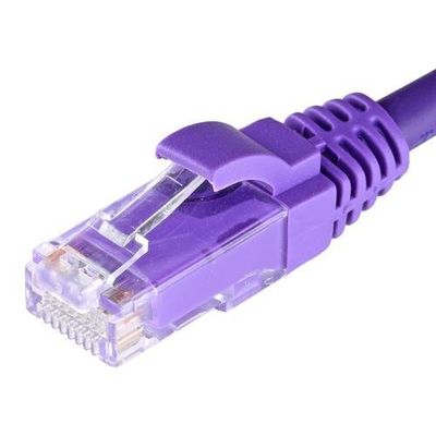 Cablenet 10m Cat5e RJ45 Violet U/UTP LSOH 24AWG Snagless Booted Patch