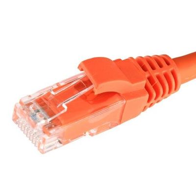 Cablenet 10m Cat5e RJ45 Orange U/UTP LSOH 24AWG Snagless Booted Patch