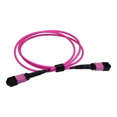 Cablenet MPO-12TC4MPO5EV InfiniBand/fibre optic cable 5 m Magenta. Vio