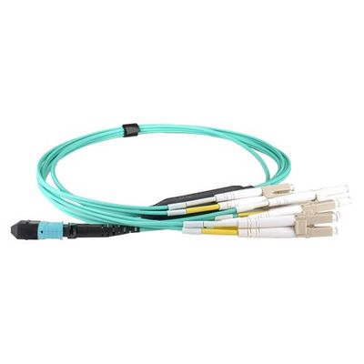 Cablenet CNL 10M OM4 B12 MTP LC4 DX BkO Aq M-B InfiniBand/fibre optic