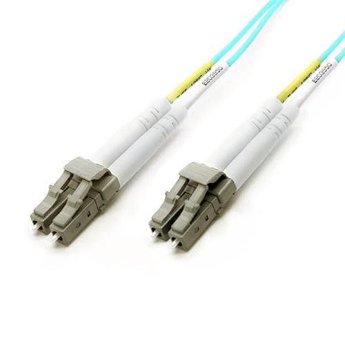 Cablenet 3m OM4 50/125 LC-LC Duplex Aqua LSOH 1.8mm Minizip Fibre Patc - Image 1