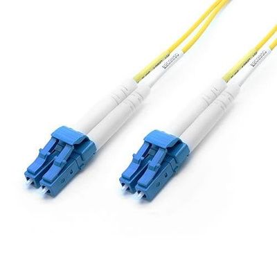 Cablenet 1.5m OS2 9/125 LC-LC Duplex Yellow LSOH 1.8mm Minizip Fibre P