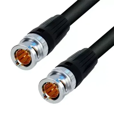 Cablenet 100m VFX2000 Neutrik Plug-Plug HD-SDI Booted Black Cable - Thumbnail 2