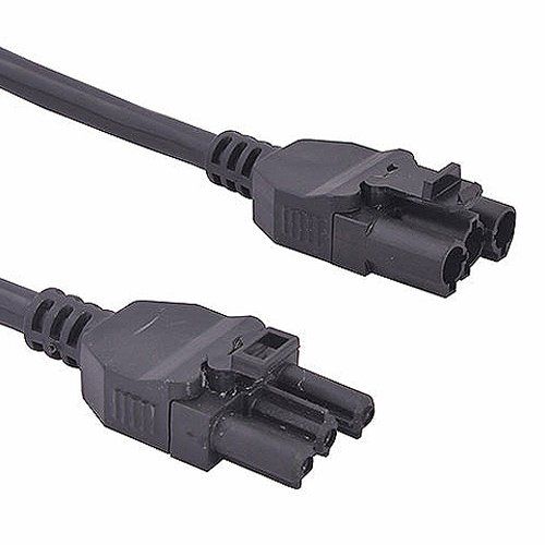Cablenet 1m GST18 Male - Female Wieland Black PVC Power Leads - Image 1