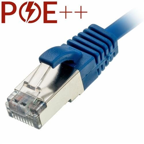 Cablenet 5m Cat6a RJ45 Blue U/FTP LSOH 30AWG Slim Snagless Booted Patc - Image 1