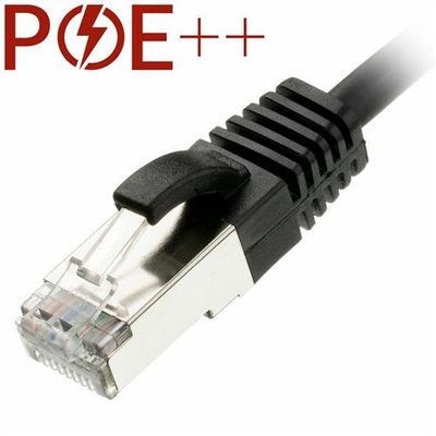 Cablenet 4m Cat6a RJ45 Black U/FTP LSOH 30AWG Slim Snagless Booted Pat