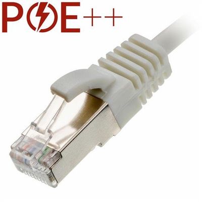 Cablenet 4m Cat6a RJ45 White U/FTP LSOH 30AWG Slim Snagless Booted Pat