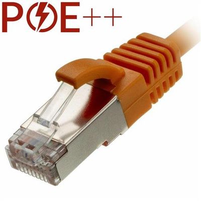 Cablenet 4m Cat6a RJ45 Orange U/FTP LSOH 30AWG Slim Snagless Booted Pa