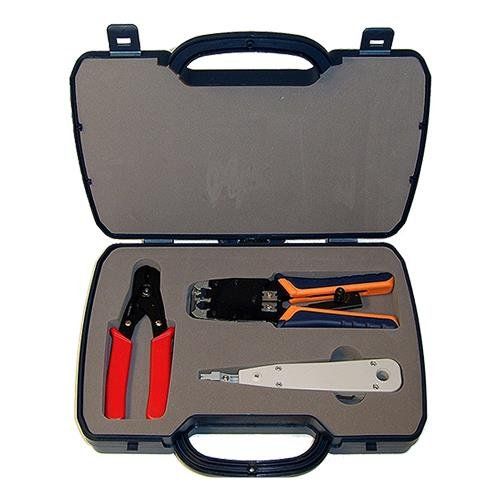 Cablenet Tool Kit (RJ45/RJ11 Crimp Tool + 2a Tool + Cutters) - Image 1