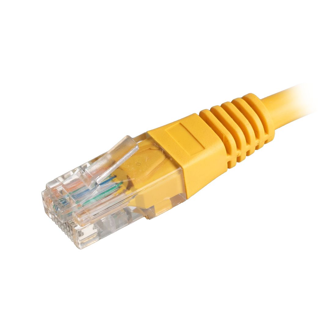 Cablenet CNL 100PK 0.3M C5e Yw UTP PVC 24AWG FMB networking cable - Image 1
