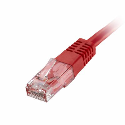 Cablenet CNL 100PK 2M C6 Rd UTP PVC 24AWG FMB networking cable Red Cat