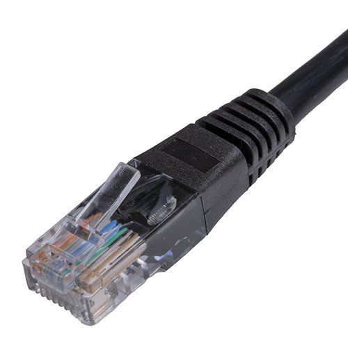 Cablenet CNL 100PK 2M C5e Bk UTP PVC 24AWG FMB networking cable - Image 1