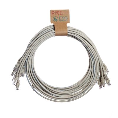 Cablenet 3m Cat6 RJ45 Grey U/UTP PVC 24AWG Flush Moulded Booted Patch