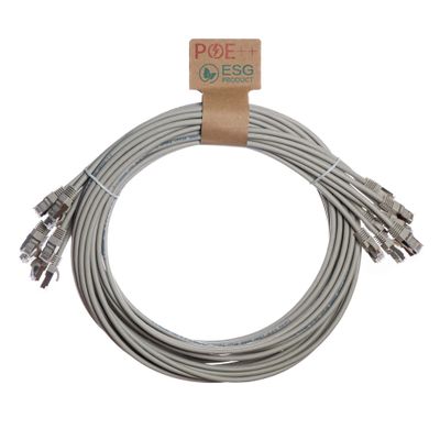 Cablenet 0.5m Cat6a RJ45 Grey S/FTP LSOH 26AWG Snagless Booted Patch L
