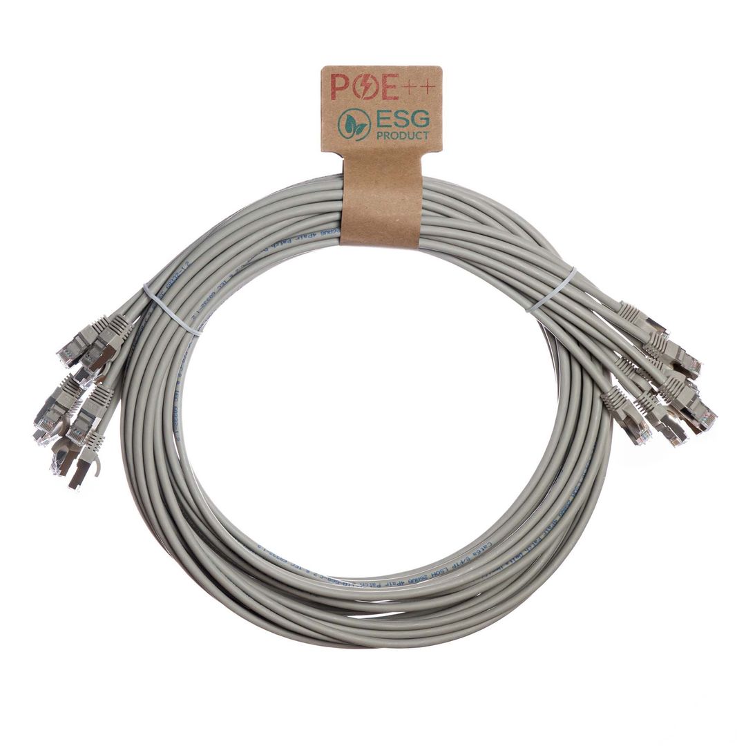 Cablenet 1.5m Cat6a RJ45 Grey S/FTP LSOH 26AWG Snagless Booted Patch L - Image 1