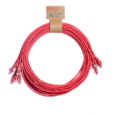 Cablenet 2m Cat6 RJ45 Red U/UTP LSOH 24AWG Snagless Booted Patch Lead