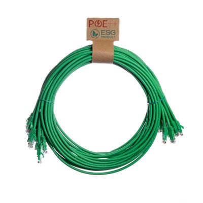 Cablenet 0.3m Cat6 RJ45 Green U/UTP LSOH 24AWG Snagless Booted Patch L
