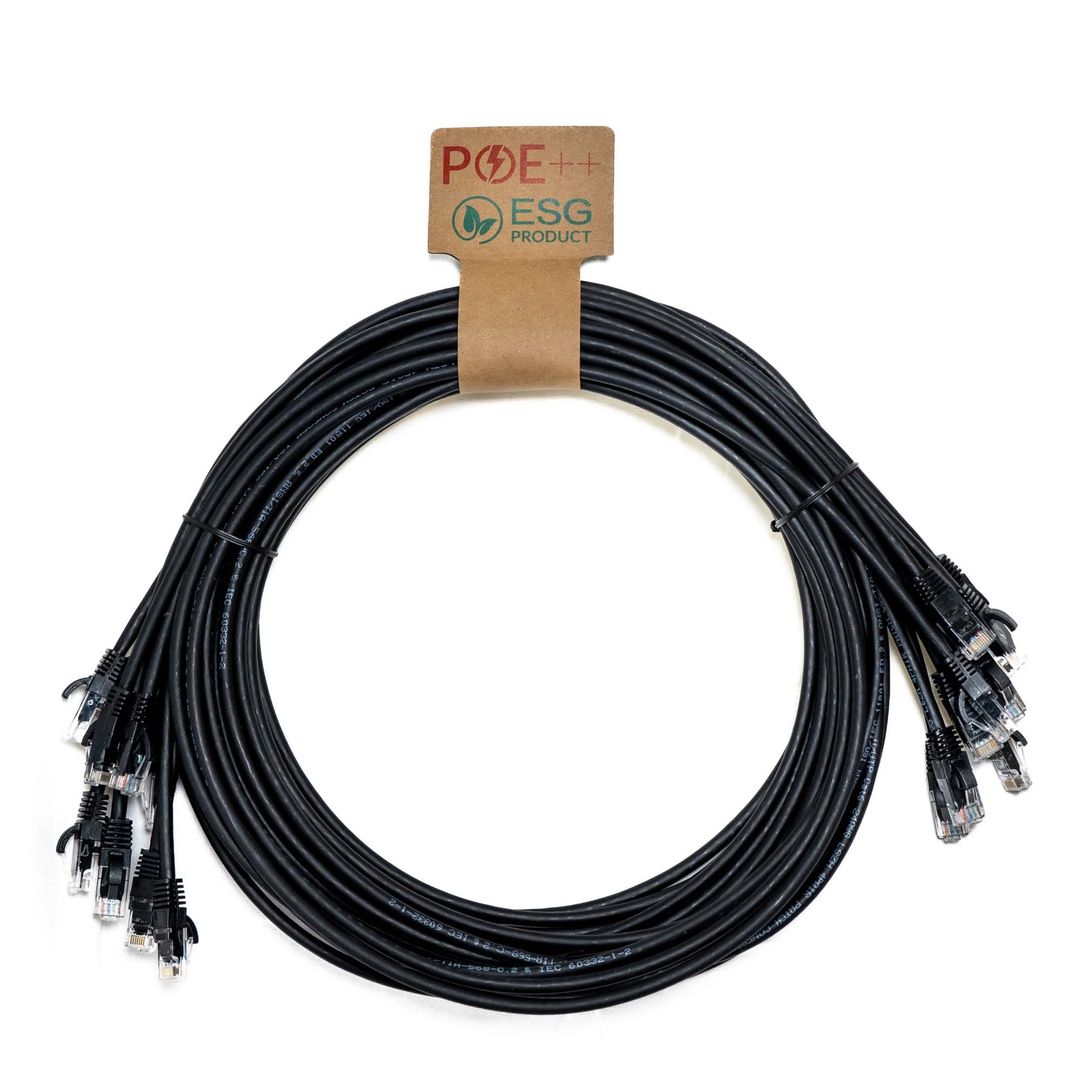 Cablenet 2m Cat6 RJ45 Black U/UTP LSOH 24AWG Snagless Booted Patch Lea - Image 1
