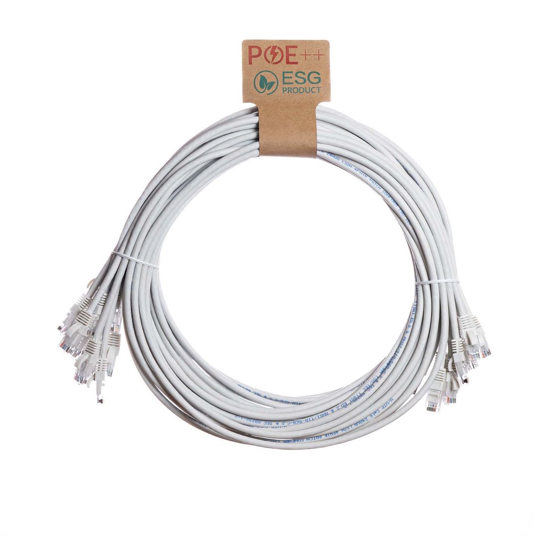 Cablenet 0.3m Cat6 RJ45 White U/UTP LSOH 24AWG Snagless Booted Patch L - Image 1