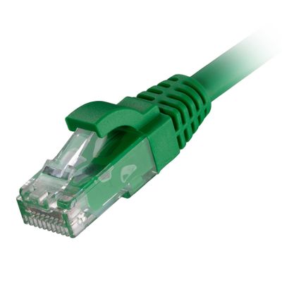 Cablenet CNL 100PK 1M C6 Gn UTP Ls 24AWG SB networking cable Green Cat
