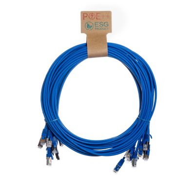 Cablenet 2m Cat6a RJ45 Blue U/FTP LSOH 30AWG Slim Snagless Booted Patc