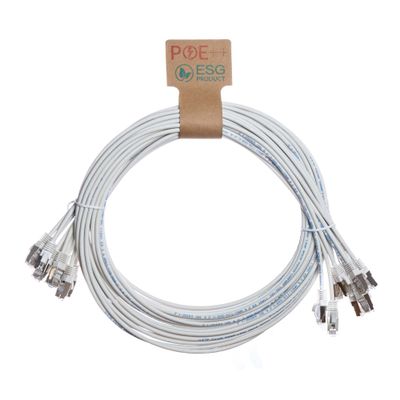 Cablenet 2m Cat6a RJ45 White U/FTP LSOH 30AWG Slim Snagless Booted Pat