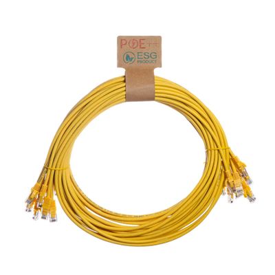 Cablenet 2.5m Cat6 RJ45 Yellow U/UTP LSOH 24AWG Snagless Booted Patch
