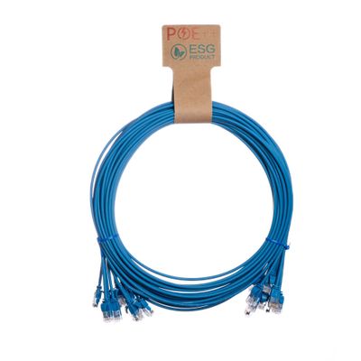 Cablenet 2m Cat6 RJ45 Blue U/UTP LSOH 30AWG Slim Snagless Booted Patch