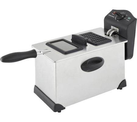 MORPHY RICHARDS Clear View 482000 Deep Fryer - Silver & Black, Black,Silver/Grey