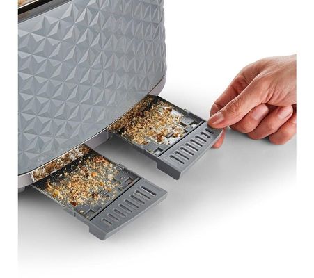 MORPHY RICHARDS Vector 248135 4-Slice Toaster - Grey, Silver/Grey