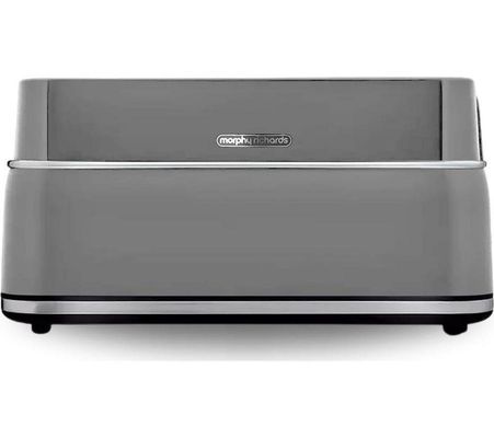 MORPHY RICHARDS Signature 245705 4-Slice Toaster - Grey, Silver/Grey