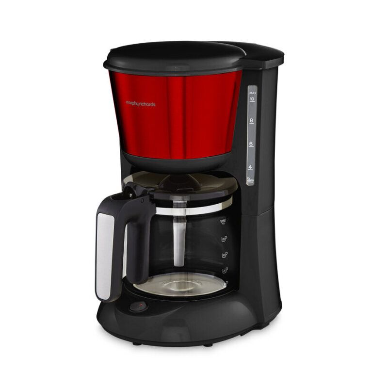 MORPHY RICHARDS Equip 162503 Filter Coffee Machine - Red, Red - Image 1