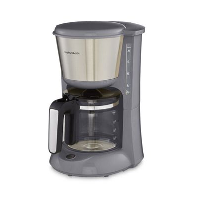MORPHY RICHARDS Equip 162505 Filter Coffee Machine - Grey, Silver/Grey