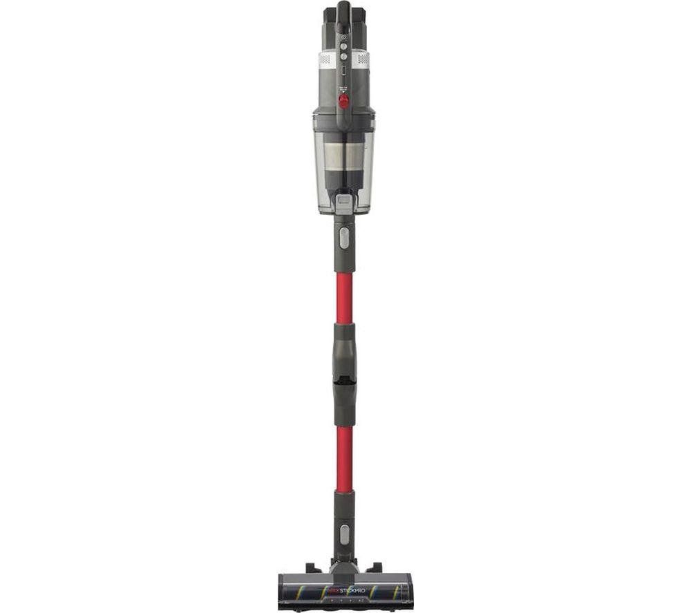 MORPHY RICHARDS MRXSTICKPRO Intel®iClean Cordless Vacuum Cleaner - Grey & Red, Red,Silver/Grey - Image 1